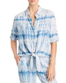 Bella Dahl Tie-Dye Tie-Front Shirt  Women - Bloomingdale s at Bloomingdales