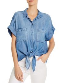 Bella Dahl Tie-Front Chambray Shirt   Bloomingdales at Bloomingdales