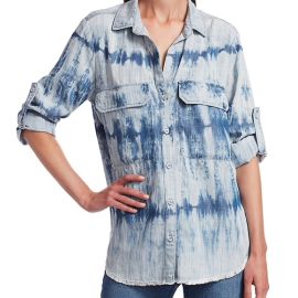 Bella Dahl Tops New Bella Dahl Tye Dye Utility Shirt Poshmark at Poshmark