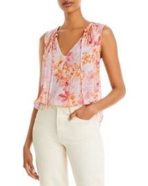 Bella Dahl V Neck Floral Print Top   Bloomingdales at Bloomingdales