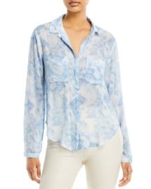 Bella Dahl Watercolor Print Button Down Blouse   Bloomingdales at Bloomingdales