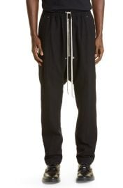 Bella Drawstring Cotton amp Wool Flannel Pants at Nordstrom