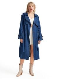 Belle Bloom Wild Skies Denim Trench - Macys at Macys