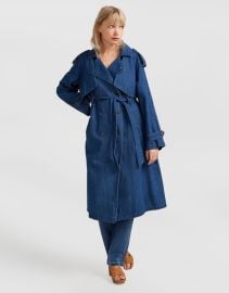 Belle Bloom Wild Skies Denim Trench at The Iconic