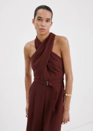 Belt wrap jumpsuit - Women MANGO USA at Mango