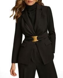 Belted Blazer at Bloomingdales