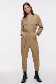 Belted Cargo Jumpsuit by Zara at Zara