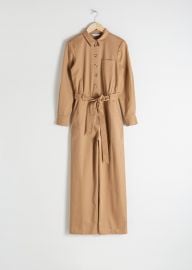 Belted Cotton Boilersuit at & Other Stories