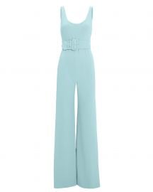 Belted Crepe Jumpsuit at Intermix