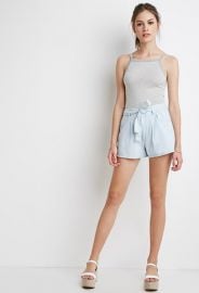 Belted Denim Shorts  Forever 21 - 2000132045 at Forever 21