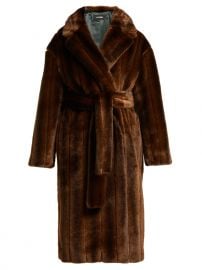 Belted Faux Fur Coat by Kwaidan Editions at Matches