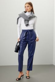 Belted Faux Leather Pants by Peter Som Collective for 50 Rent the Runway at Rent the Runway