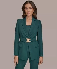 Belted Hardware Jacket at Macys