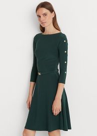 Belted Jersey Dress at Ralph Lauren