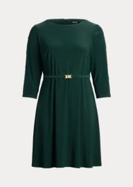 Belted Jersey Dress at Ralph Lauren