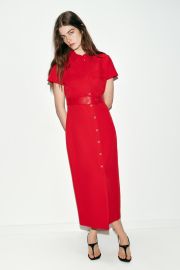 Belted Midi Dress at Zara