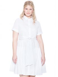 Belted Shirt Dress at Eloquii