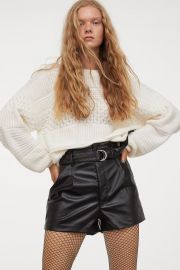 Belted Shorts at H&M