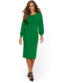 Belted Sweater Dress at New York & Company