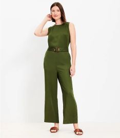 Belted Tank Jumpsuit at Loft