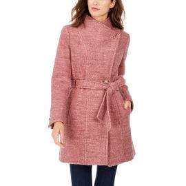 Belted Toggle Wrap Coat at Macys