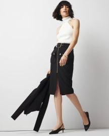 Belted Utility Skirt White House Black Market at White House Black Market