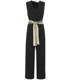 Belted faux-wrap jumpsuit at Mytheresa