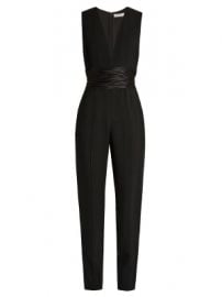 Beni ruched-waist crepe jumpsuit at Matches