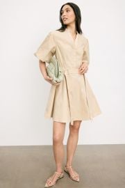 Bennet Balloon Sleeve Belted Dress by Derek Lam 10 Crosby Rent the Runway at Rent the Runway