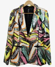 Berek Bold Sequins Blazer at Berek