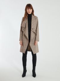 Berlin Drape Front Trench Coat at Veri Shop