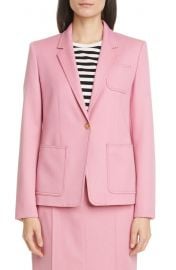 Berlina Topstitch Wool Jacket at Nordstrom