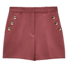 Bermuda Shorts with Buttons at Zara