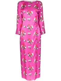 Bernadette Kelly Floral Print Midi Dress - Farfetch at Farfetch