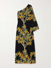 Bernadette Lola One sleeve Printed Maxi Dress at Net a Porter