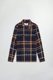 Bernard 5001 menx27s overshirt - Blue Check at NN07