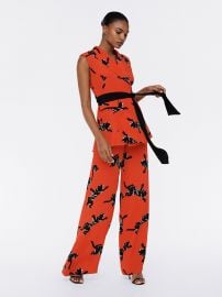 Bernice Cady-Blend Jumpsuit at Diane von Furstenberg