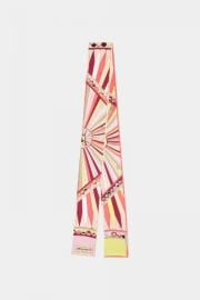 Bes Print Silk Scarf at Emilio Pucci