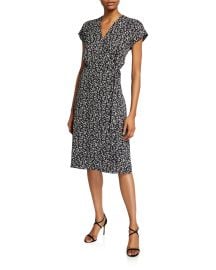 Bethwyn Ditsy Floral Wrap Dress at Neiman Marcus