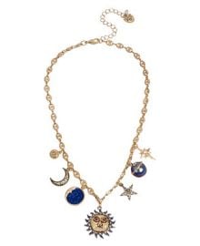 Betsey Johnson Celestial Mixed Charm Necklace - Macys at Macys