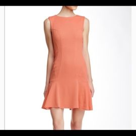 Betsey Johnson Dresses Betsey Johnson Jacquard Flounce Dress Tangerine 8 Poshmark at Poshmark