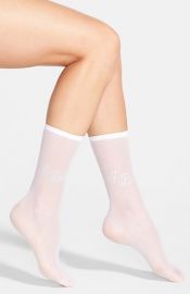 Betsey Johnson I Do Sheer Socks at Nordstrom