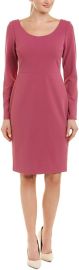 Betsey Johnson Women39s Long Sleeve Scuba Crepe Midi Dress Rose 2 at Amazon Womens Clothing store at Amazon