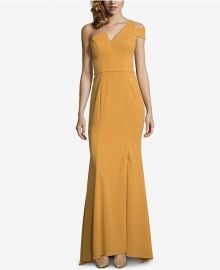 Betsy & Adam One-Shoulder A-Line Gown at Macys