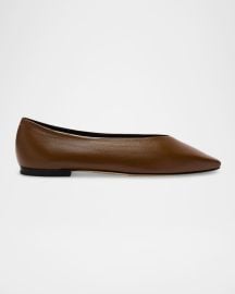 Betty Leather Ballerina Flats at Neiman Marcus