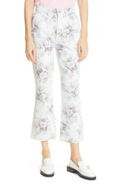 Betzy Floral Organic Cotton Blend Crop Pants at Nordstrom Rack