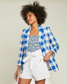 Bexley Plaid Dickey Jacket at Veronica Beard