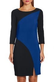 Beyond Travel Colorblock Curve Dress by Beyond Proper at Boston Proper