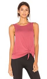 Beyond Yoga All Tied Up Racerback Tank in Imperial Rose from Revolve com at Revolve