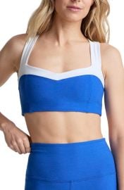 Beyond Yoga Space Dye Colorblock Sports Bra at Nordstrom